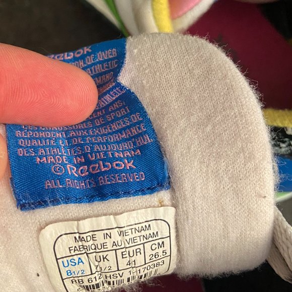 Reebok x Rolland Berry Classic Sneakers - Size 8.5 - Picture 8 of 8